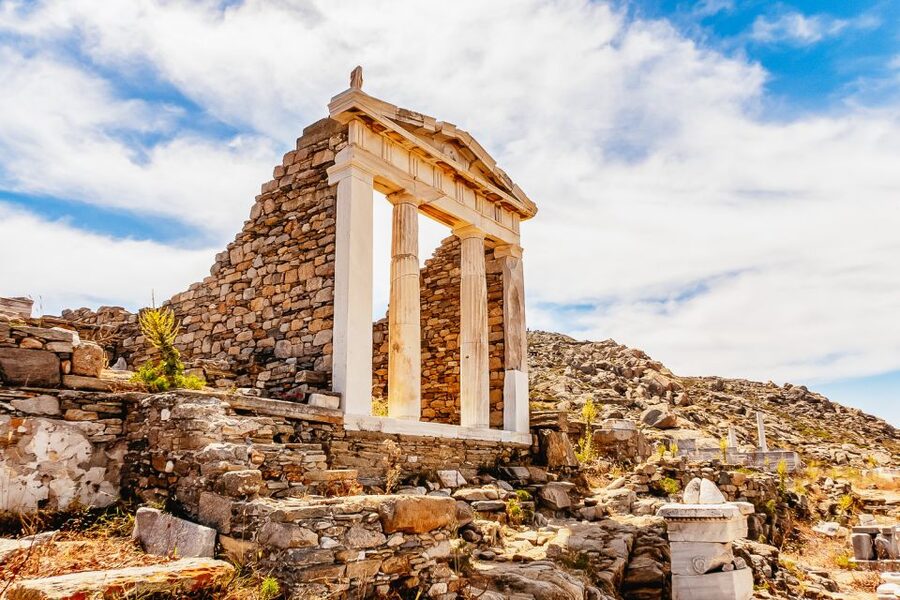 From Mykonos: Delos & Rhenia Islands Half-Day Trip by Boat - Choosing between Delos ruins and another swim