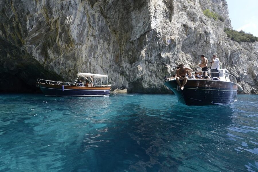 From Naples: Capri Boat Day Trip with Drinks - Food, drinks, and the ride back