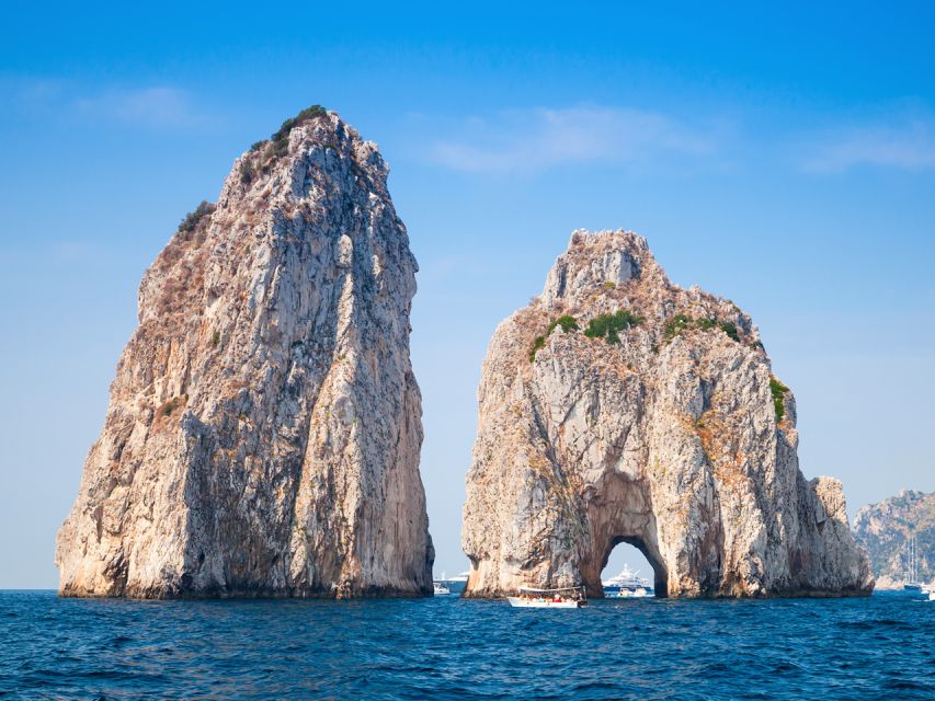 From Naples: Capri Day Trip with Ferry and Island Boat Tour - Leaving Naples from Via Galileo Ferraris