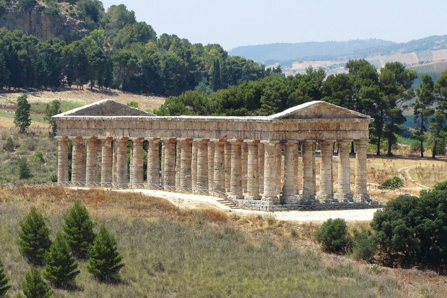 From Palermo: Erice, Salt Pans, and Segesta Day Trip - Trapani’s salt pans and an old coastal trade