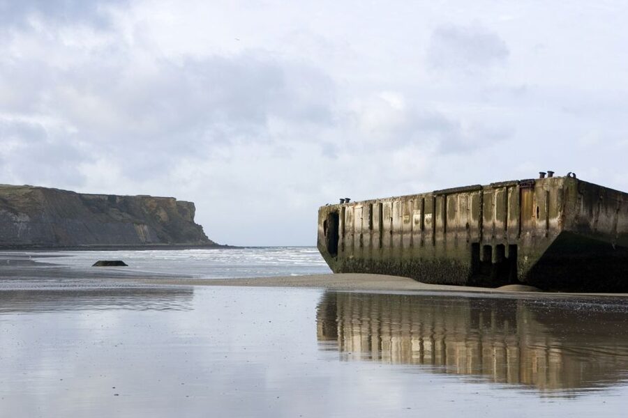 From Paris: Normandy D-Day Beaches Day Trip - Arromanches: lunch, harbor remains, and a needed pause
