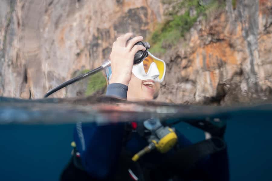 From Phi Phi: Beginner Scuba Diving Day Trip with 2 Dives - Meeting near Phi Phi Pier and preparing on shore