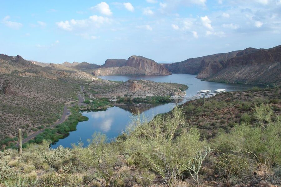 From Phoenix: Apache Trail & Dolly Steamboat Day Trip - Tortilla Flat, a six-person stop with old road character