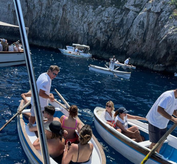 From Positano: Private Day Trip to Capri by Boat w/ Skipper - White Grotto, Red Grotto, and the Faraglioni
