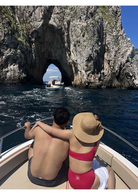 From Positano: Private Day Trip to Capri by Boat w/ Skipper - Meeting your skipper at Positano’s main pier