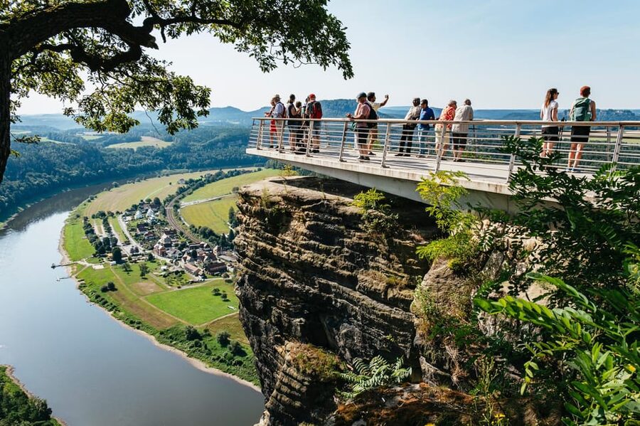 From Prague: Bohemian & Saxon Switzerland Iconic Day Trip - Pravčická Brána and the longer Czech walk