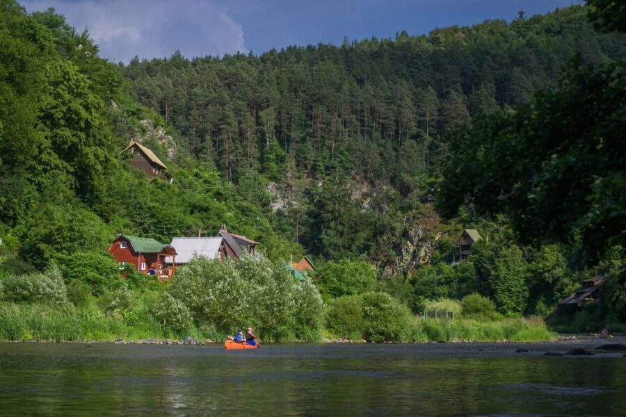 From Prague: Sazava River Canoe Day Trip for All Levels - Four to five hours through the forested gorge