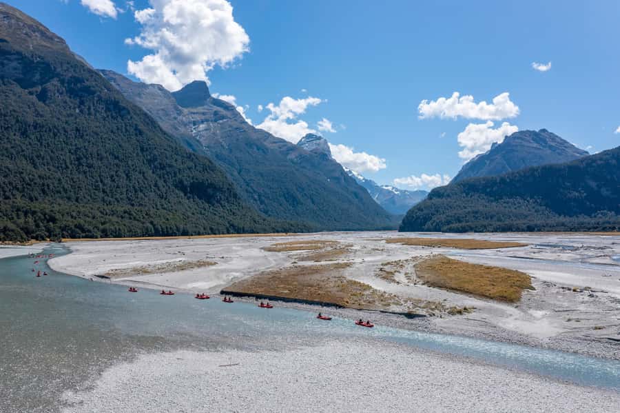 From Queenstown: Dart River Canoe & Jet Boat Day Trip - The Dart River day at a glance