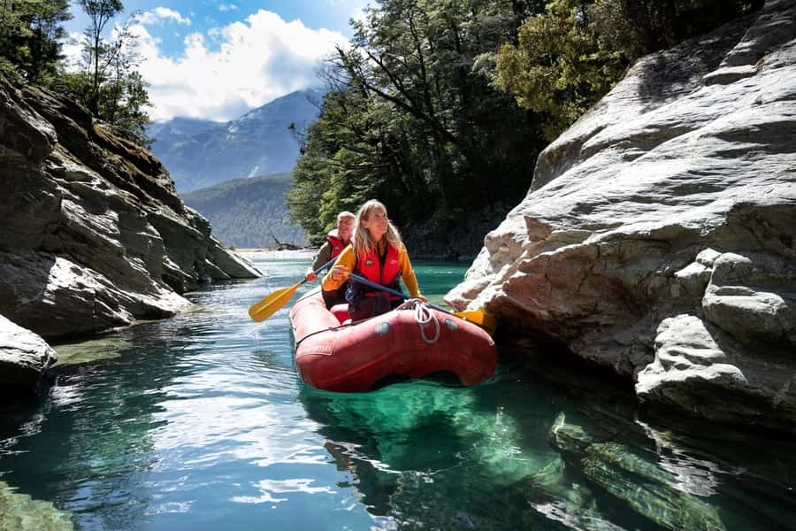 From Queenstown: Dart River Canoe & Jet Boat Day Trip - One hour on the Dart River by jet boat