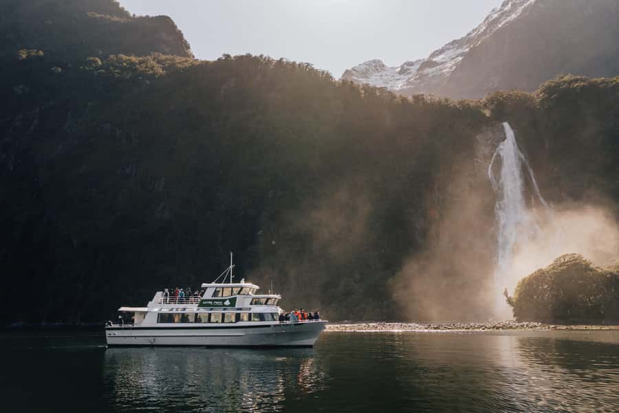From Queenstown: Milford Sound Full-Day Trip by Plane & Boat - Touching down beside Milford Sound