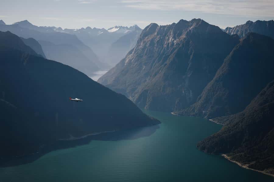 From Queenstown: Milford Sound Full-Day Trip by Plane & Boat - The 30 to 40 minute flight over Central Otago