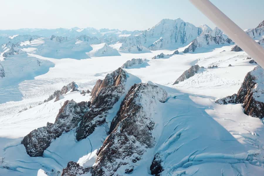 From Queenstown: Mount Cook Day Trip via Scenic Flight - Fox and Franz Josef Glaciers from above