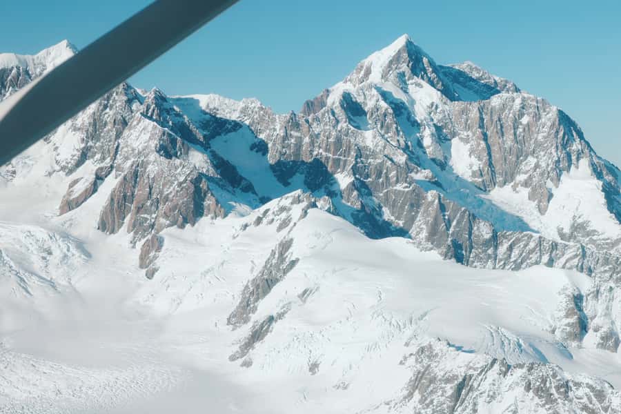 From Queenstown: Mount Cook Day Trip via Scenic Flight - Tasman Glacier and Mount Cook’s summit ridge