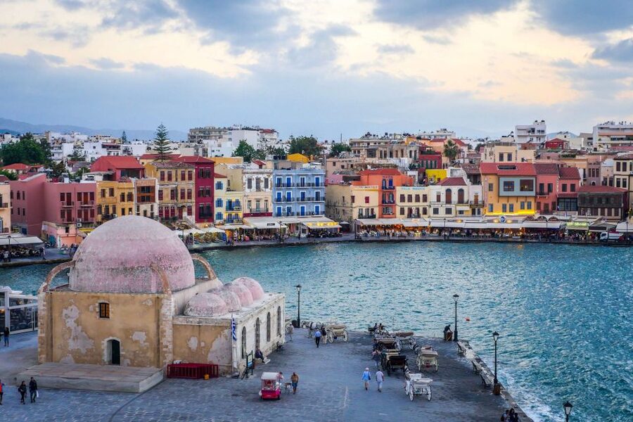 From Rethymno: Chania and Lake Kournas Day Trip - Chania Old Town: start with the harbour