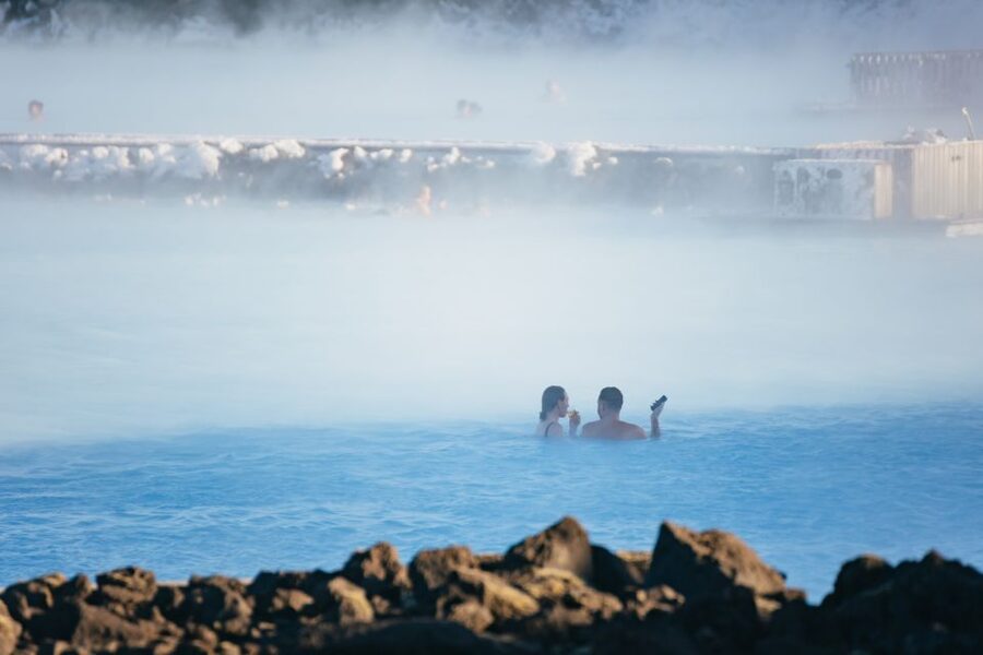 From Reykjavík: Volcanoes and Blue Lagoon Day Trip - Seltún’s steaming ground and bright mineral colors
