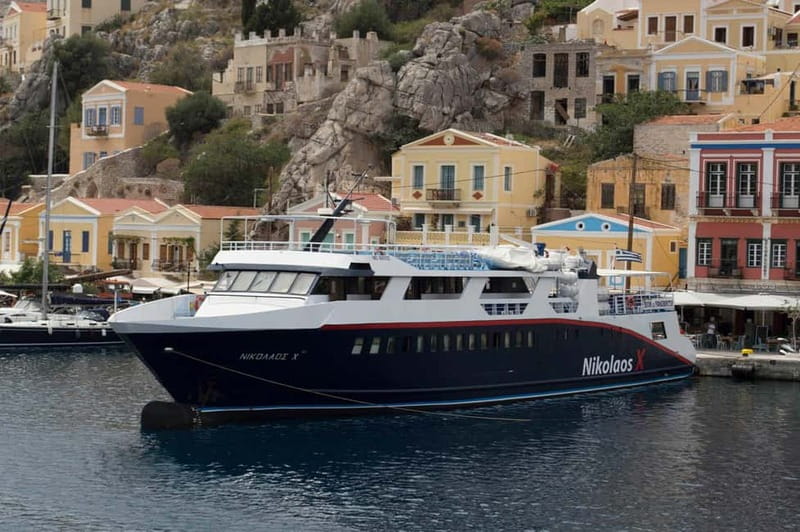 From Rhodes: Symi Island and Panormitis Monastery Day Trip - The 75-minute crossing aboard NIKOLAOS X