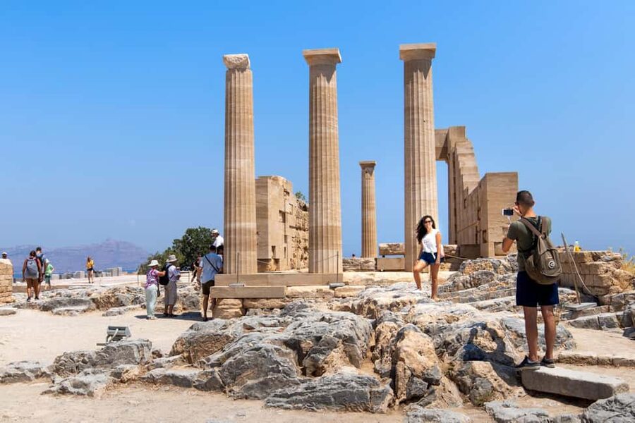From Rhodes Town: Day Trip to Lindos - Climbing to the Temple of Athena Lindia