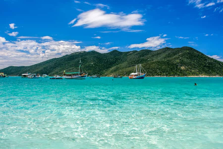From Rio: Arraial do Cabo - The Brazilian Caribbean Daytrip - Swimming stops and clear coastal water