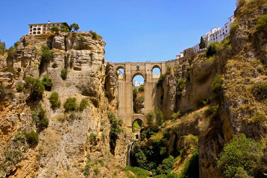 From Seville: White Villages and Ronda Full-Day Trip - Ronda’s New Bridge and the Tajo gorge