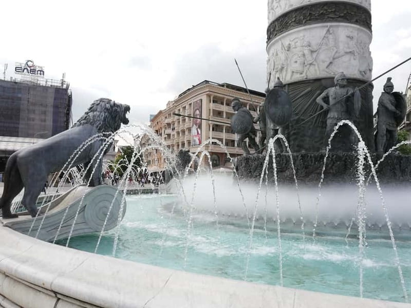 From Sofia: Skopje and Matka Canyon Day Trip - Macedonia Square and the Skopje 2013 project