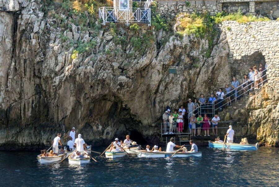 From Sorrento: Capri, Anacapri, & Blue Grotto Full-Day Trip - The Blue Grotto and the sea-condition gamble