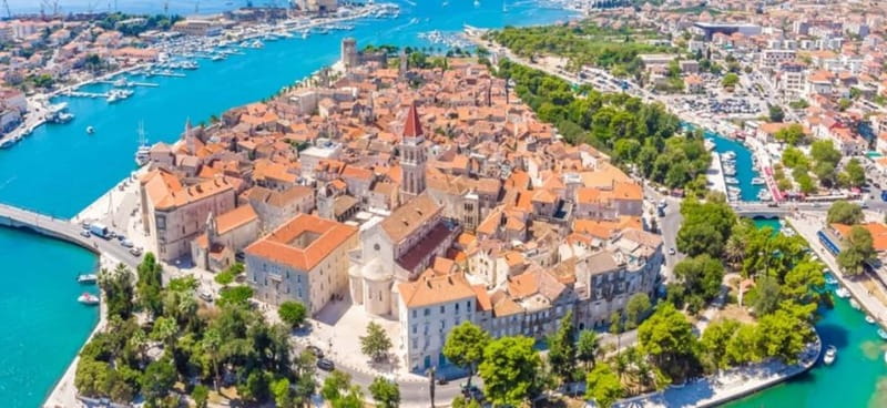 From Split or Trogir: Trogir and Blue Lagoon Half-Day Trip - Trogir: one hour among medieval stone lanes