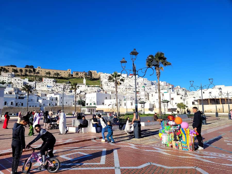 From Tangier: Day Trip to Tetouan with Local Guide - King Palace Square and the city’s formal side