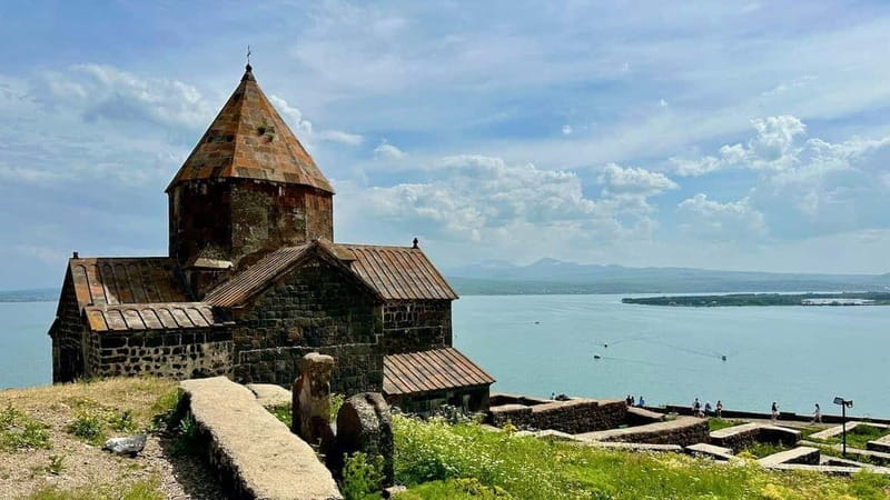 From Tbilisi: Armenia Day Trip with Yerevan and Lake Sevan - Sevanavank and the blue sweep of Lake Sevan