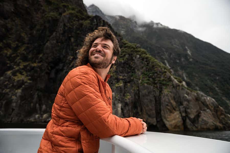 From Te Anau: Milford Sound Cruise and Coach Day Trip - Monkey Creek brings the mountains closer