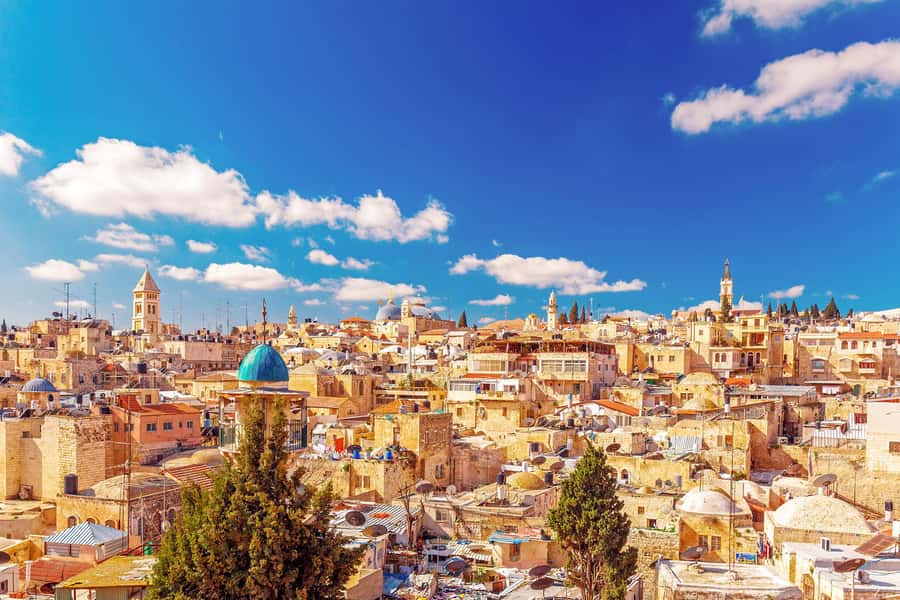 From Tel Aviv: Jerusalem Day Trip with Transfer - The Mount of Olives view puts Jerusalem in place