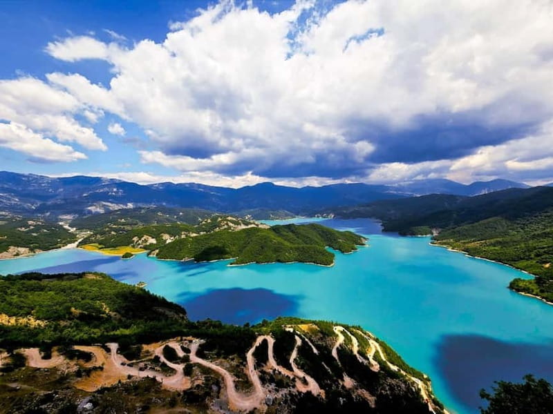 From Tirana: Bovilla Lake & Gamti Mountain Hiking Day Trip - Arriving at Bovilla Lake and its impressive dam