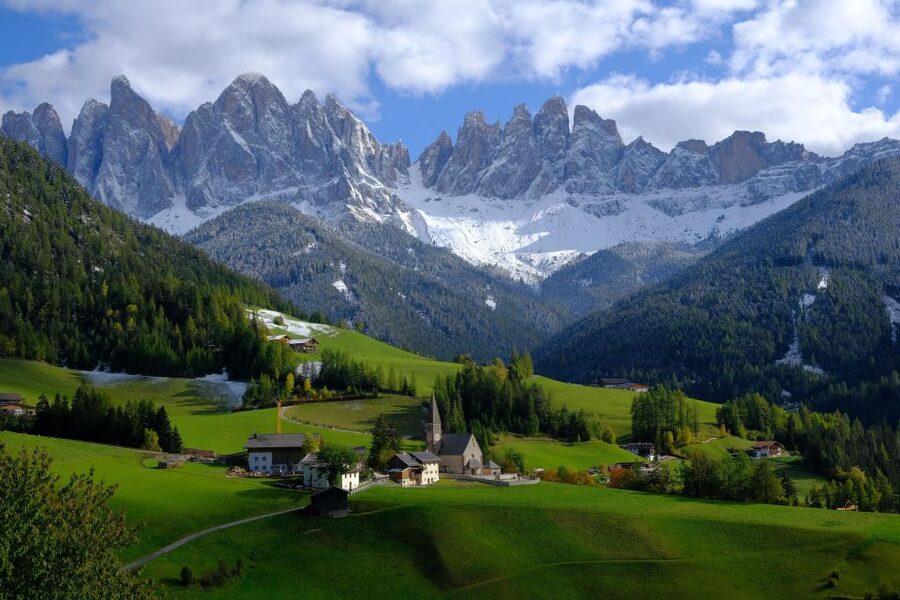 From Venice: Dolomites and Prosecco Hills Day Trip with Wine - Santa Croce Lake and the first mountain views
