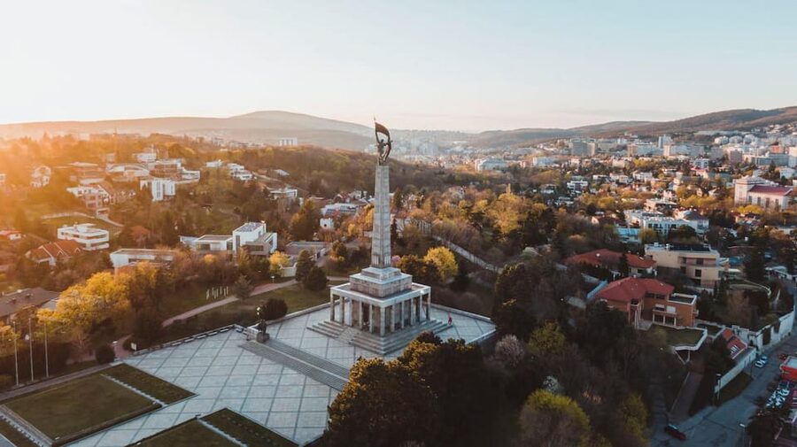 From Vienna: Bratislava with Local Guide, Castle & UFO Views - The Blue Church, Bratislava’s most unusual stop