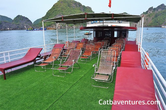 Full day trip to Lan Ha-Ha Long Bay from Cat Ba, avoid the crowds - Cruising through Ha Long Bay