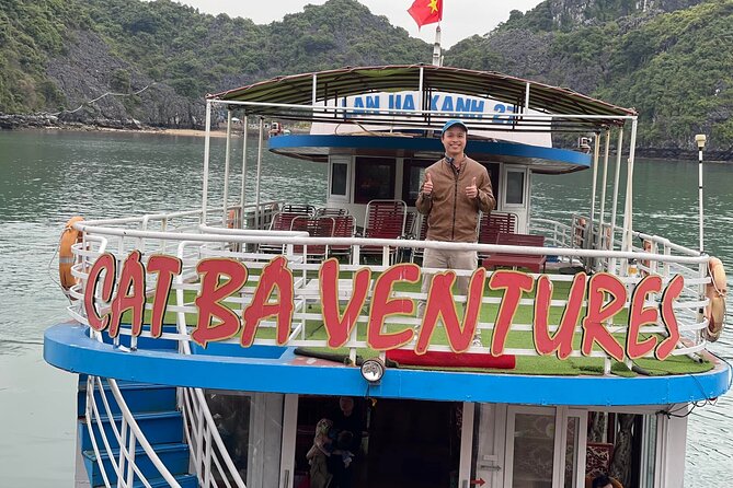 Full day trip to Lan Ha-Ha Long Bay from Cat Ba, avoid the crowds - The second beach and return to Cat Ba