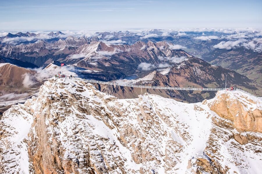 Full-Day Trip to Riviera Col du Pillon & Glacier 3000 - From Geneva to Col du Pillon by Swiss country road