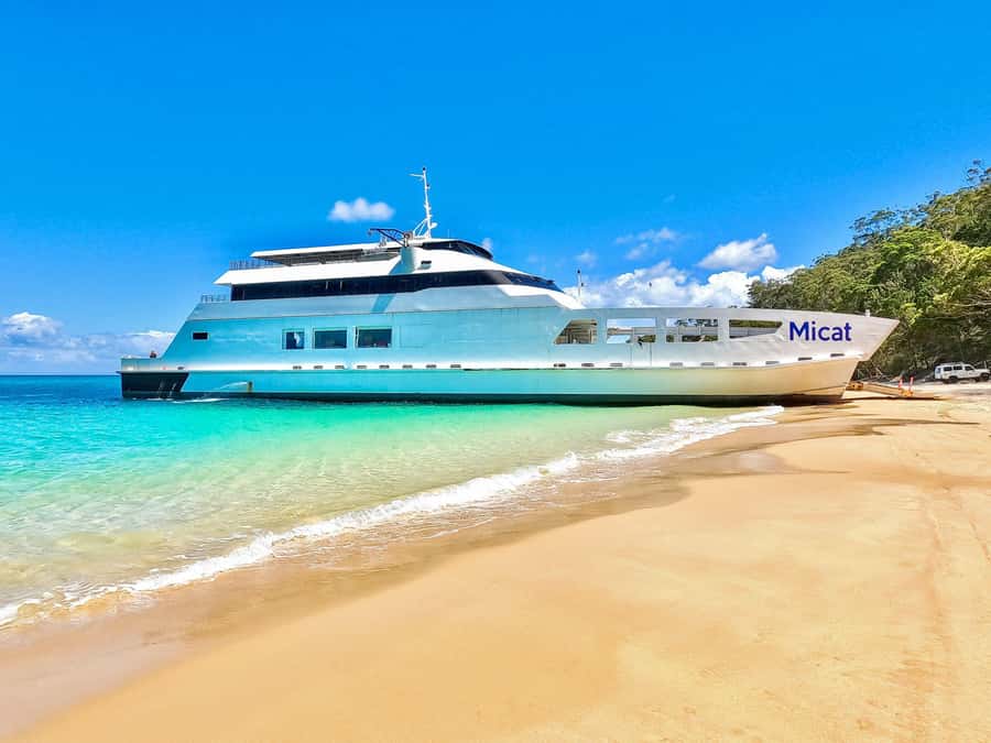Gold Coast: Moreton Island Day Trip Kayak & Sandboarding - Sand tobogganing at The Desert