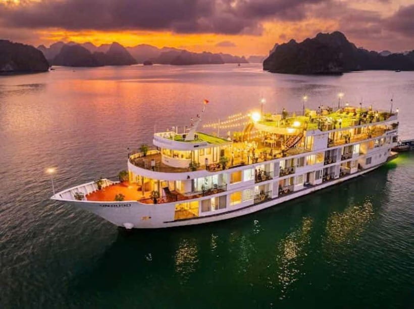 Hanoi: 4-Day Trip Ninh Binh-Halong Cruise Cabin with Balcony - The Ninh Binh lodge gives you room to breathe