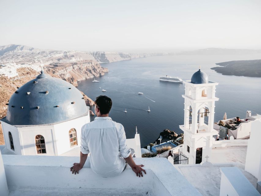 Heraklion: Santorini Day Trip with Boat Transfer & Oia Visit - Oia: postcard views with very little elbow room
