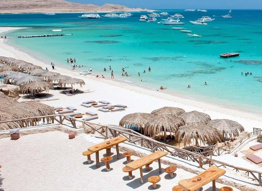 Hurghada: Eden Island Day Trip with Water Sports and Lunch - Snorkeling at Sabina Reef