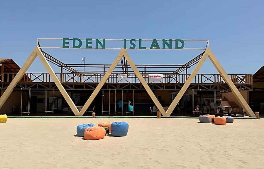Hurghada:Eden Island Full-Day Trip with Water sports & Lunch - Eden Island’s 1.5 hours on the beach