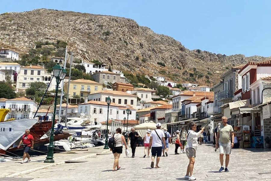 Hydra Island: Full Day Trip from Athens with Swimming - From Metaxourghio to the Corinth Canal