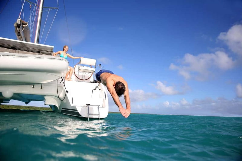 Ibiza: Small Group Day Trip to Formentera by Catamaran - SEspalmador for Clear Water and a Second Swim