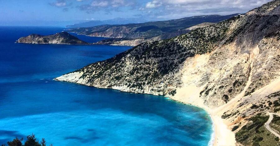 Kefalonia: Melissani Lake, Drogarati Cave, & Myrtos Day Trip - Myrtos Beach gives the day its breathing room