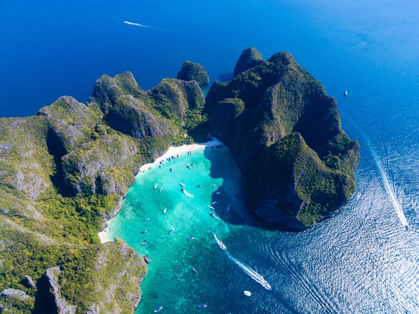 Khao Lak: Phi Phi Island, Maya Beach and Snorkeling Day Trip - Loh Samah Bay and Maya Bay from the water