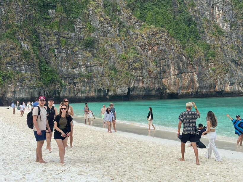 Ko Phi Phi Don: Speedboat Day Trip with Shark Snorkeling - Sunset, open water, and a possible cold beer