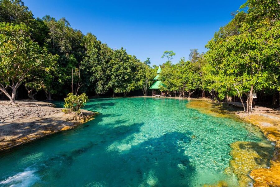 Krabi: Emerald Pool and Hot Springs Waterfall Half-Day Trip - The ride from Krabi to the forest