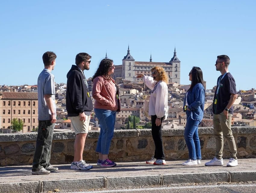 Madrid: Toledo Day Trip with Winery Visit and Wine Tasting - The first view of Toledo at Mirador del Valle