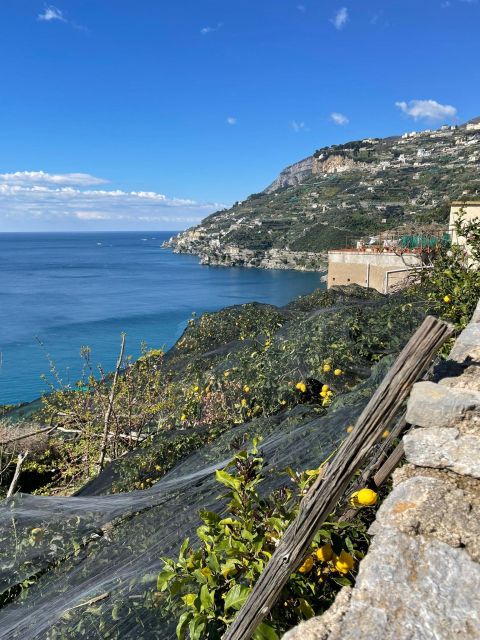 Maiori: Amalfi Coast Path of Lemons Day Trip with Tastings - Santa Maria a Mare and the first serious climb