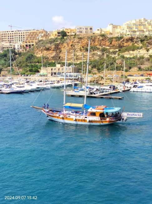 Malta: Comino, Blue Lagoon, + Sea Caves Day Trip - Santa Maria Bay: the calmer swimming stop